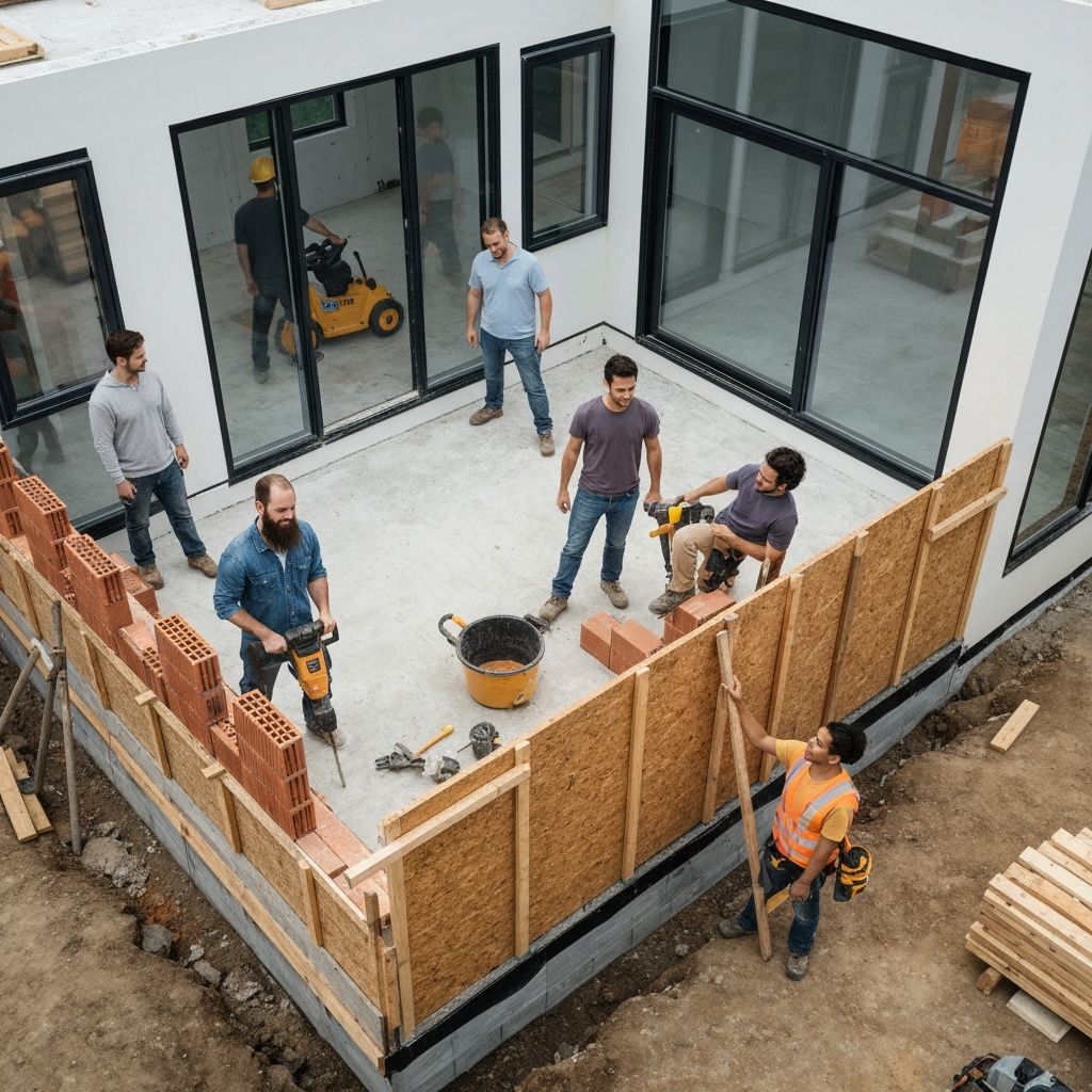 Команда на объекте