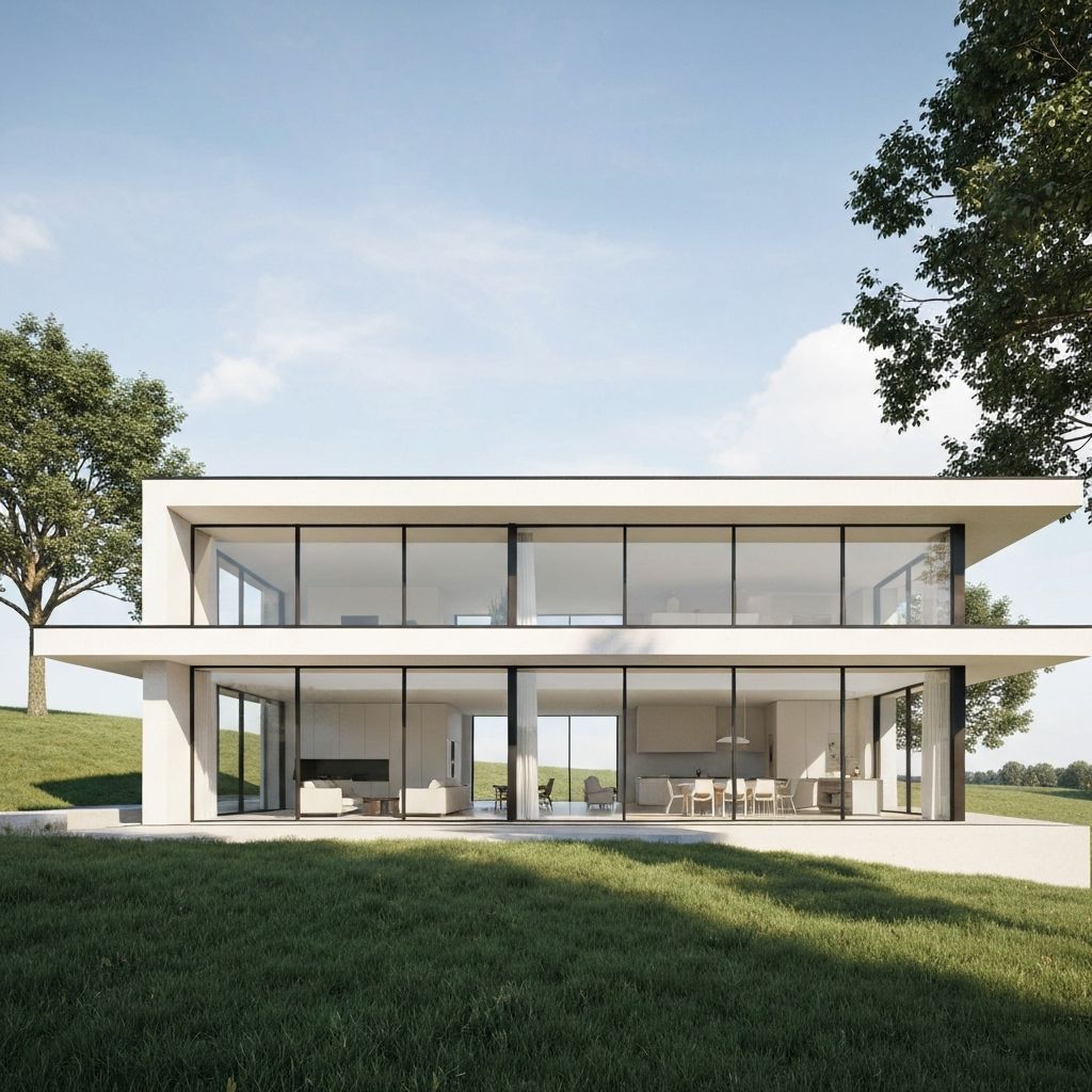 Каркасный дом с панорамой